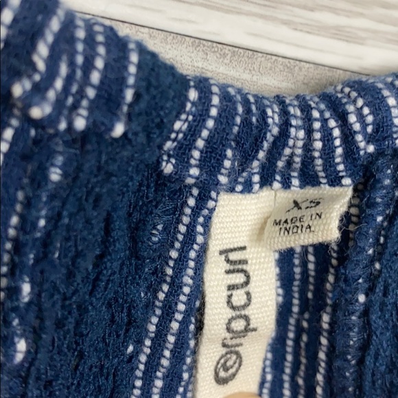 Rip Curl Navy Fringe Romper - Picture 8 of 12